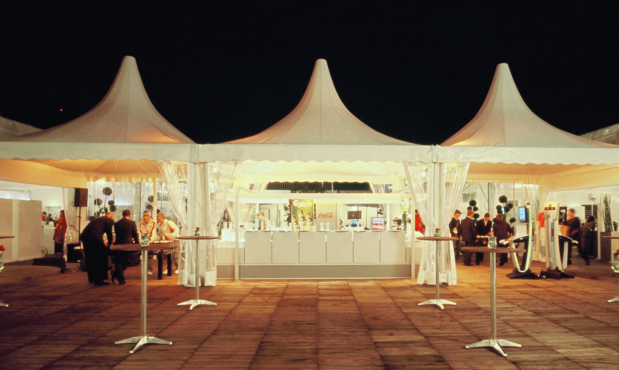 Pagode+5x5 meter+Röder tenten+Alphatentevent